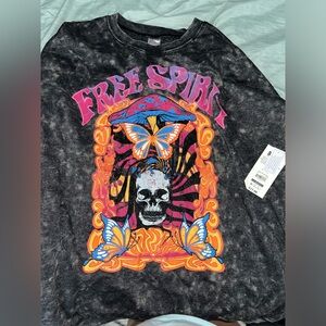 Free Spirit black sweatshirt size XL NWT